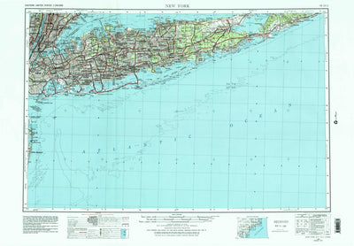 United States Geological Survey New York, NY-NJ-CT (1960, 250000-Scale) digital map
