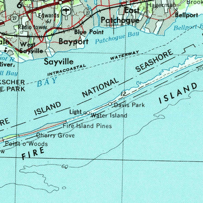 United States Geological Survey New York, NY-NJ-CT (1960, 250000-Scale) digital map