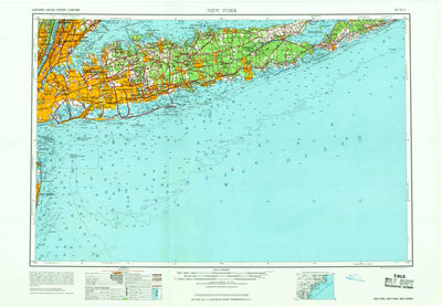 United States Geological Survey New York, NY-NJ-CT (1969, 250000-Scale) digital map