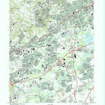 United States Geological Survey Newark East, DE (1993, 24000-Scale) digital map