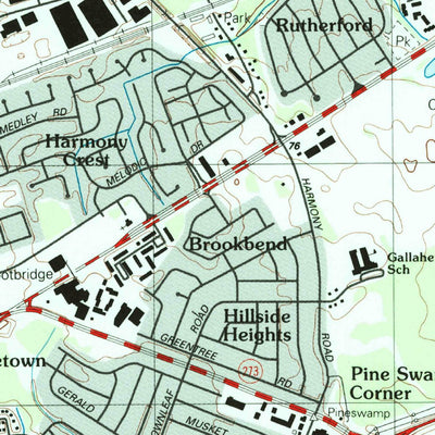 United States Geological Survey Newark East, DE (1993, 24000-Scale) digital map