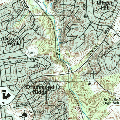 United States Geological Survey Newark East, DE (1993, 24000-Scale) digital map