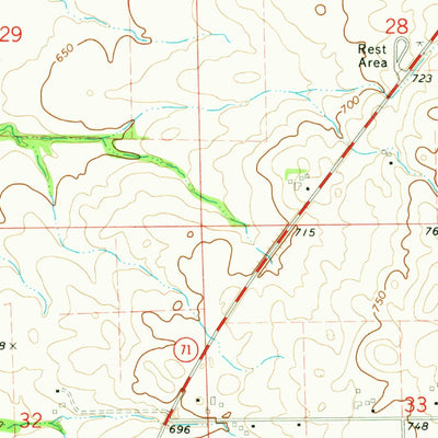 United States Geological Survey Newark, IL (1971, 24000-Scale) digital map