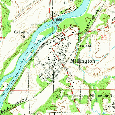 United States Geological Survey Newark, IL (1971, 24000-Scale) digital map