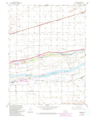 United States Geological Survey Newark, NE (1962, 24000-Scale) digital map