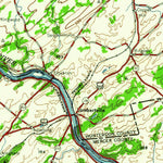 United States Geological Survey Newark, NJ-PA-NY (1960, 250000-Scale) digital map