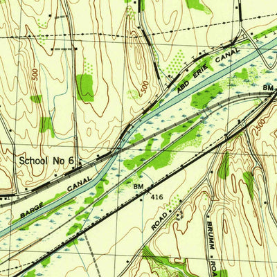 United States Geological Survey Newark, NY (1943, 31680-Scale) digital map