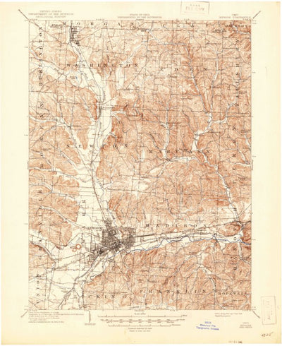 United States Geological Survey Newark, OH (1909, 62500-Scale) digital map