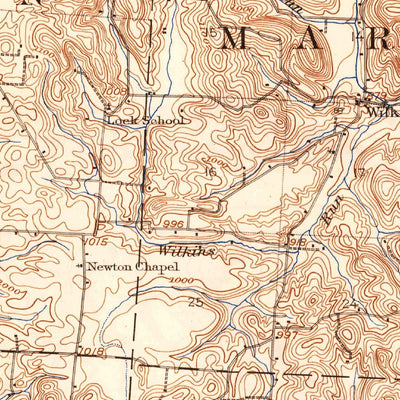 United States Geological Survey Newark, OH (1909, 62500-Scale) digital map