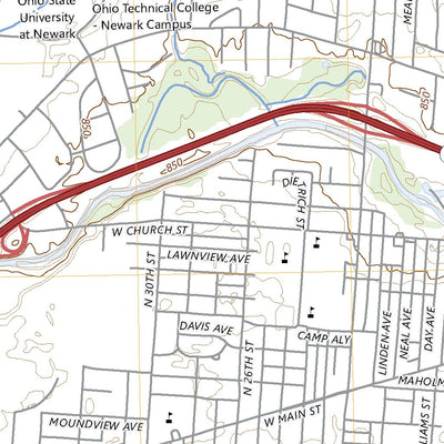 United States Geological Survey Newark, OH (2023, 24000-Scale) digital map