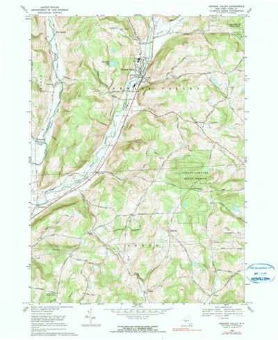United States Geological Survey Newark Valley, NY (1969, 24000-Scale) digital map