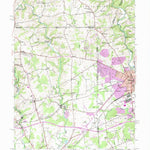 United States Geological Survey Newark West, DE-MD-PA (1953, 24000-Scale) digital map