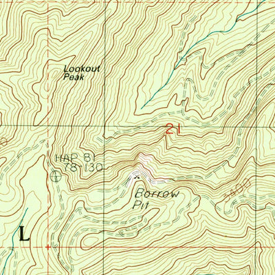 United States Geological Survey Newaukum Lake, WA (1987, 24000-Scale) digital map