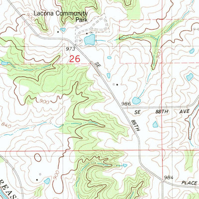 United States Geological Survey Newbern, IA (1982, 24000-Scale) digital map