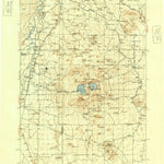 United States Geological Survey Newberry Crater, OR (1935, 125000-Scale) digital map