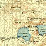 United States Geological Survey Newberry Crater, OR (1935, 125000-Scale) digital map
