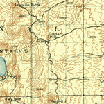 United States Geological Survey Newberry Crater, OR (1935, 125000-Scale) digital map