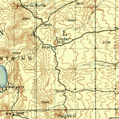 United States Geological Survey Newberry Crater, OR (1935, 125000-Scale) digital map