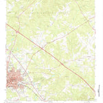 United States Geological Survey Newberry East, SC (1968, 24000-Scale) digital map