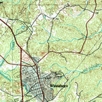 United States Geological Survey Newberry, SC (1986, 100000-Scale) digital map