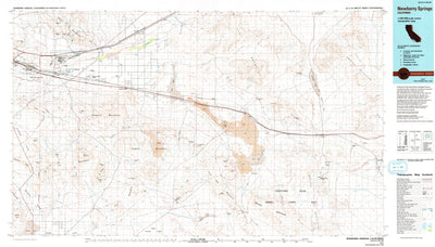 United States Geological Survey Newberry Springs, CA (1977, 100000-Scale) digital map