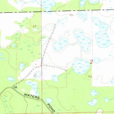 United States Geological Survey Newberry SW, FL (1968, 24000-Scale) digital map