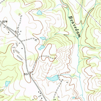 United States Geological Survey Newberry West, SC (1969, 24000-Scale) digital map