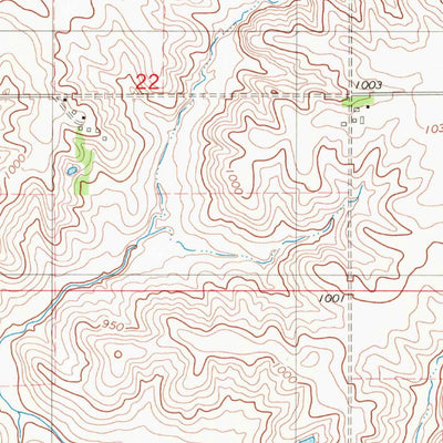 United States Geological Survey Newburg, IA (1980, 24000-Scale) digital map