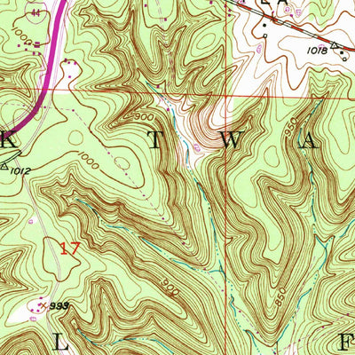 United States Geological Survey Newburg, MO (1992, 24000-Scale) digital map