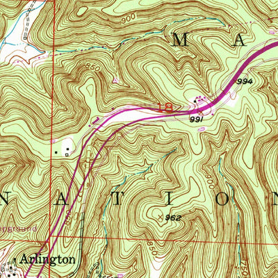 United States Geological Survey Newburg, MO (1992, 24000-Scale) digital map