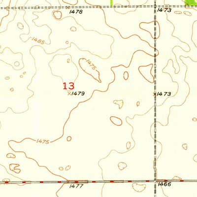 United States Geological Survey Newburg, ND (1950, 24000-Scale) digital map