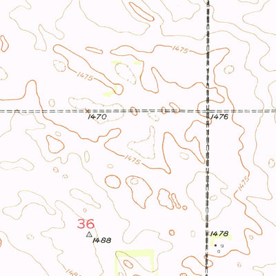 United States Geological Survey Newburg SW, ND (1948, 24000-Scale) digital map