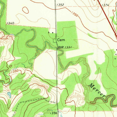 United States Geological Survey Newburg, TX (1969, 24000-Scale) digital map