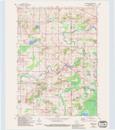 United States Geological Survey Newburg, WI (1959, 24000-Scale) digital map