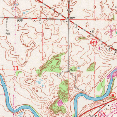 United States Geological Survey Newburg, WI (1959, 24000-Scale) digital map