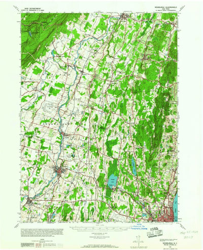 United States Geological Survey Newburgh, NY (1946, 62500-Scale) digital map