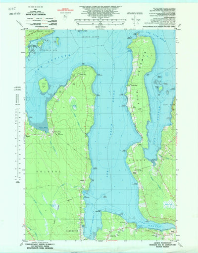 United States Geological Survey Newbury Neck, ME (1981, 24000-Scale) digital map