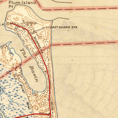 United States Geological Survey Newburyport East, MA-NH (1945, 31680-Scale) digital map