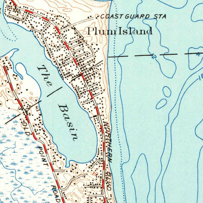 United States Geological Survey Newburyport East, MA-NH (1952, 24000-Scale) digital map