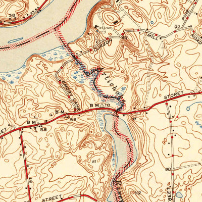 United States Geological Survey Newburyport West, MA-NH (1944, 31680-Scale) digital map