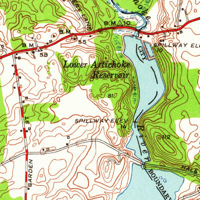 United States Geological Survey Newburyport West, MA-NH (1952, 24000-Scale) digital map