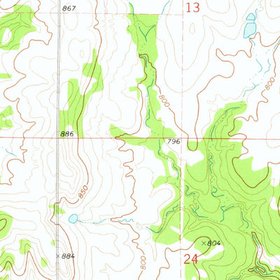United States Geological Survey Newby, OK (1973, 24000-Scale) digital map