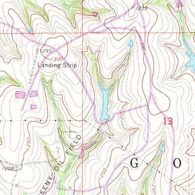 United States Geological Survey Newcastle, OK (1965, 24000-Scale) digital map