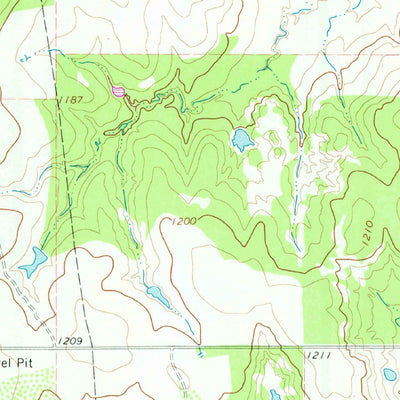 United States Geological Survey Newcastle, TX (1964, 24000-Scale) digital map
