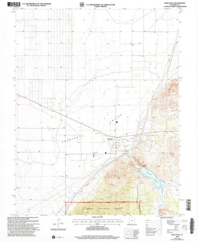 United States Geological Survey Newcastle, UT (2002, 24000-Scale) digital map