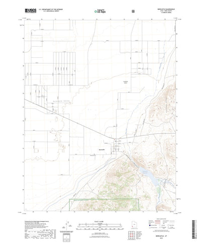 United States Geological Survey Newcastle, UT (2023, 24000-Scale) digital map