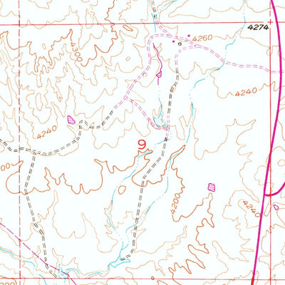 United States Geological Survey Newcastle, WY (1951, 24000-Scale) digital map