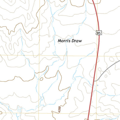 United States Geological Survey Newcastle, WY (2021, 24000-Scale) digital map