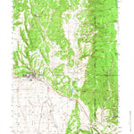 United States Geological Survey Newcastle, WY-SD (1958, 62500-Scale) digital map