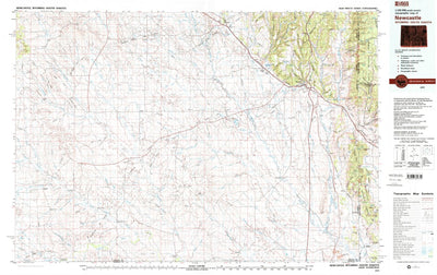 United States Geological Survey Newcastle, WY-SD (1979, 100000-Scale) digital map